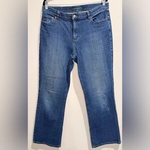 Lauren Ralph Lauren Green Tag Straight Leg Jeans Size 12 Medium Wash